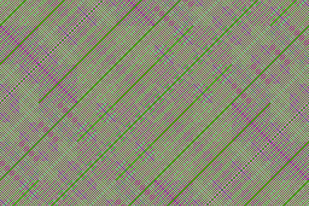Abstract digital background with green geometric mosaic pattern and subtle pixel texture. Modern decorative surface suitable for design, branding, and print use.