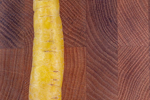 Close-up of Fresh Yellow Carrot