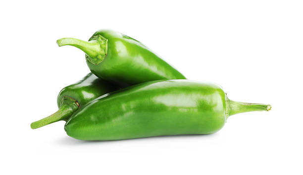 istock Many green jalapeno peppers isolated on white 2252684785