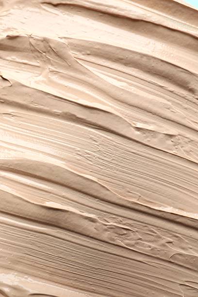 istock Texture of liquid foundation. Makeup base, BB cream smear background 2252685161