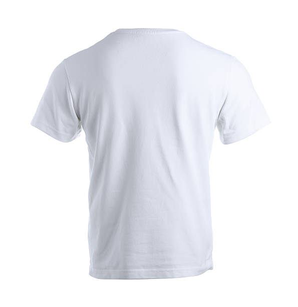 istock White t-shirt isolated on white. Mockup for design 2252686447