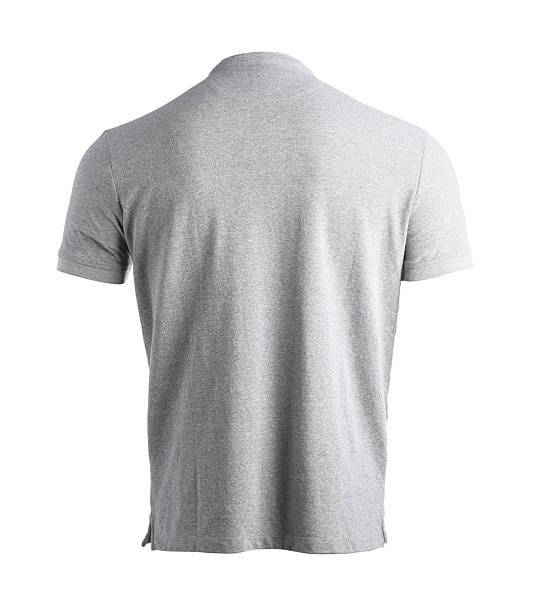 istock Grey t-shirt isolated on white. Mockup for design 2252686452