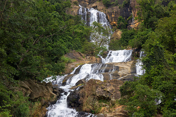 istock Ravana Ella Waterfall Cascading Through Lush Green Forest, Sri Lanka 2252687823