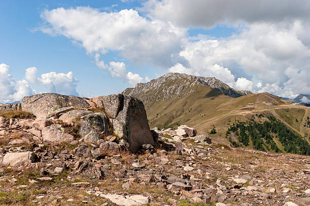 Alps, mountains, Italy, summer, rocky, peaks, clouds, panorama, horizon