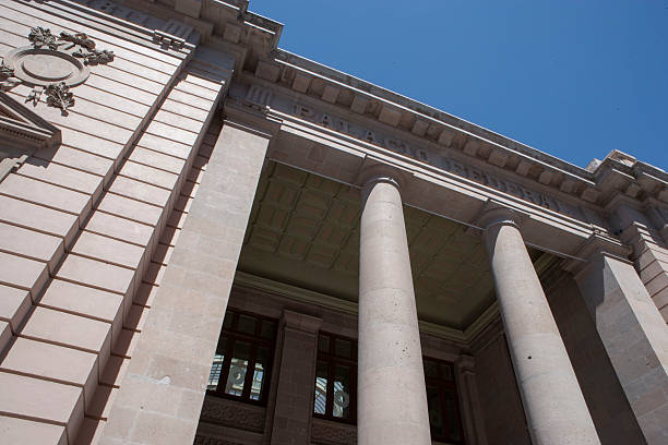 istock Plaza Major Chihuahua Mexico. Neo classical builing with columns. 2252689850