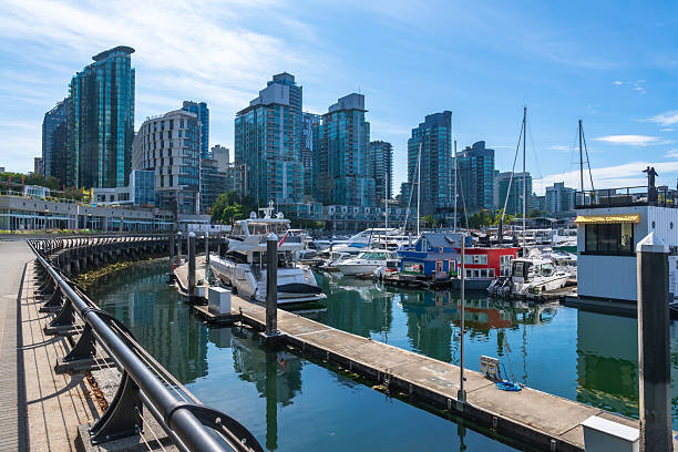 istock Vancouver skyline reflecting on calm waters of coal harbour marina 2252699049