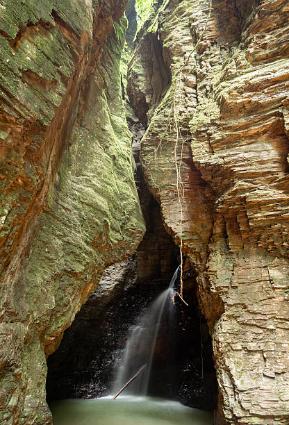 istock Waterfall inside a canyon in southern Brazil 2252703870