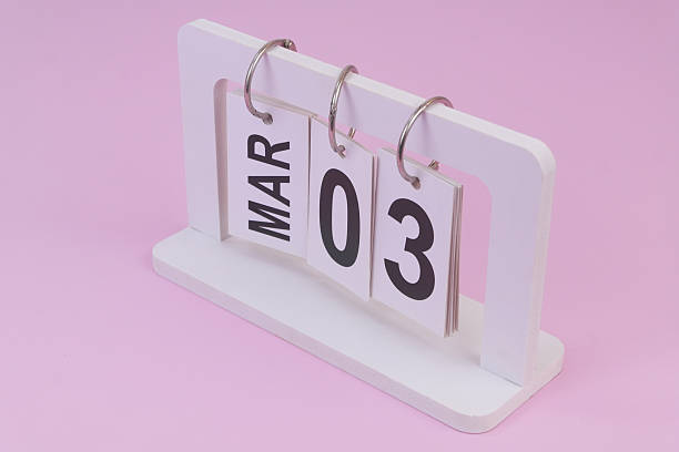 istock March 3 on calendar on pink background 2252704249