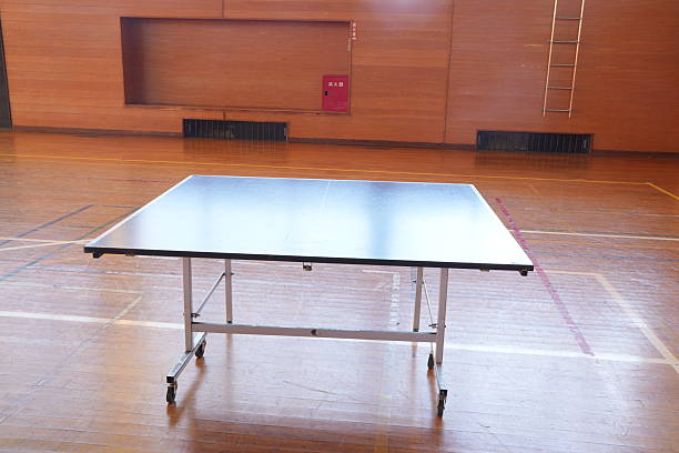 istock A ping pong table is in a gymnasium 2252706115