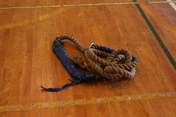 istock A rope is laying on the floor 2252708049
