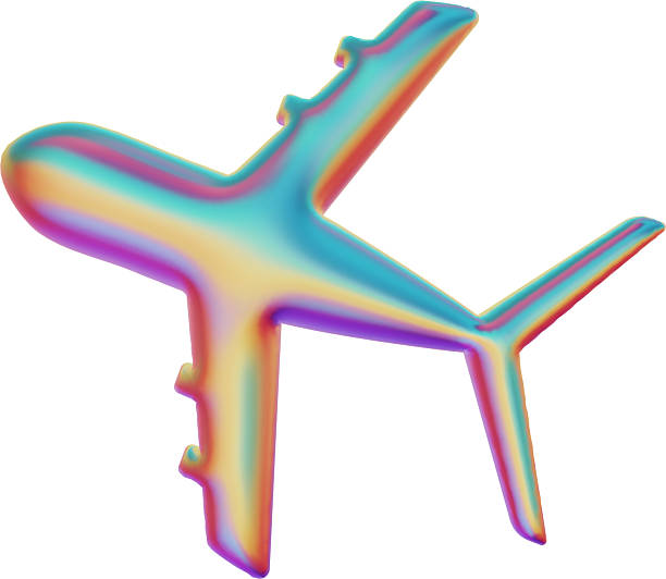 Plane with clear blue sky.