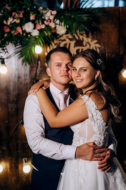 istock newlyweds at a wedding of sparklers 2252712849