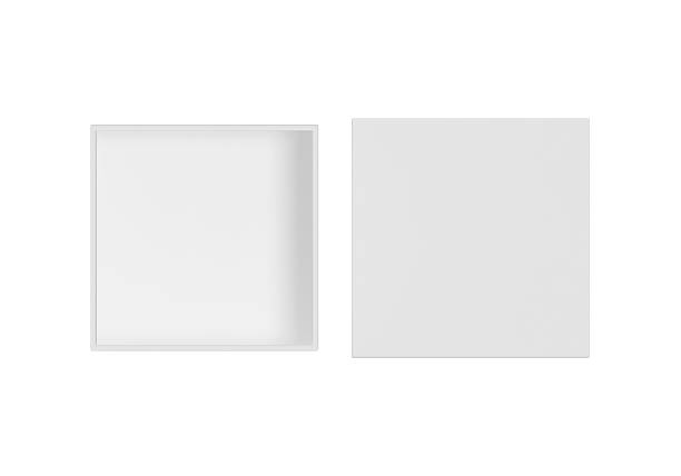 istock Top View. White Open Gift Box Isolated on a White Background 2252716844