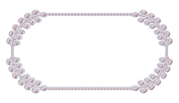 Iridescent Chrome Metallic Minimalistic, Cute Y2K stylish Symbol 3D