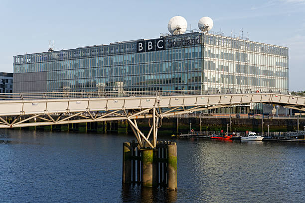 Glasgow, UK, June11th 2025, BBC Scotland broadcasting building in Glasgow