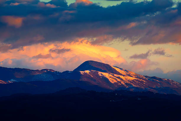 Apennine mountain range in Lazio Italy