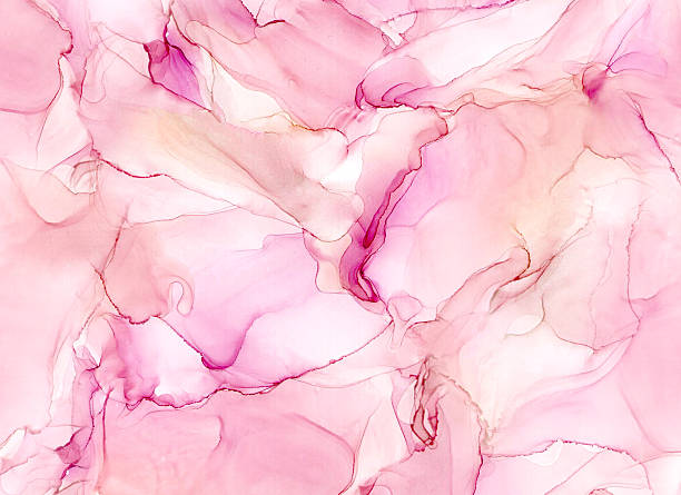 istock Abstract alcohol ink liquid luxury pink contemporary background 2252732345