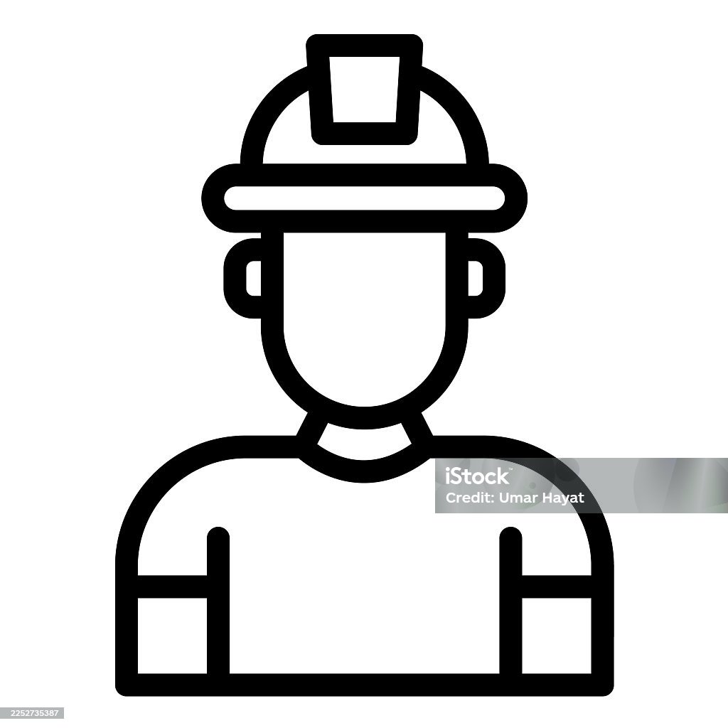Construction Worker Vector Icon Vector detailed icon that can be used as illustation for web and mobile apps Computer Graphic stock vector Construction Worker Vector Icon Vector detailed icon that can be used as illustation for web and mobile apps Computer Graphic stock vector