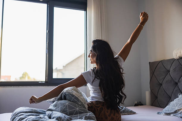 istock Woman Enjoying A Relaxing Morning 2252739107