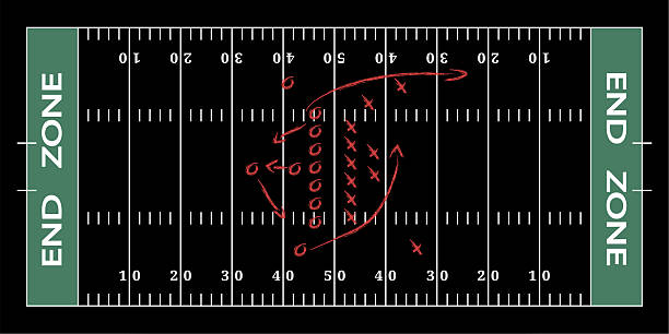 istock An American Football Tactical Board with Chalkboard Finish 2252739457