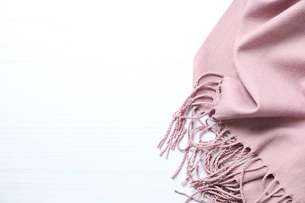 istock Warm scarf on a white background 2252750698