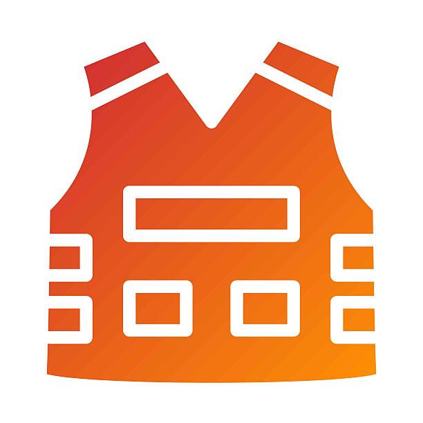 Vector Design Bulletproof Vest Icon Style