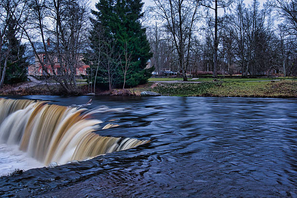 istock River Waterfall Flowing Through Keila-Joa Park, Estonia 2252762536