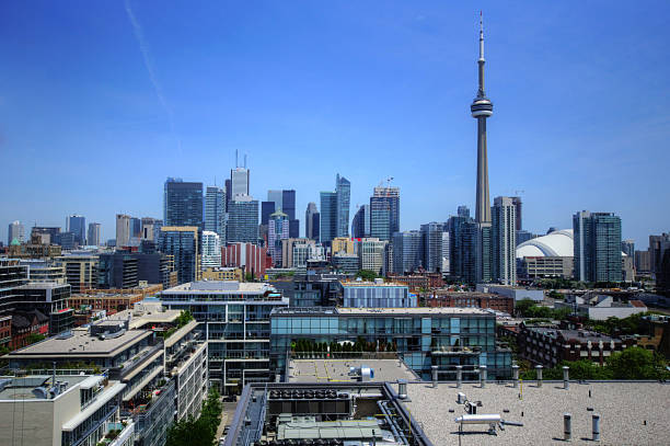 istock Toronto skyline with CN Tower and skyscrapers 2252764894