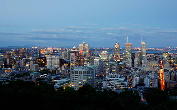 istock Montreal skyline in the evening, downtown view, Quebec, Canada 2252772039