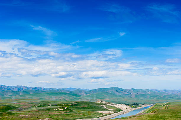 istock Springtime View of California Coast Range and Aqueduct 2252775278