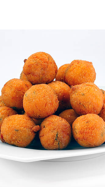 istock cod dumpling, salt cod fritters, bunuelos de bacalao. Brazilian snack 