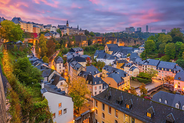 istock Old town Luxembourg City skyline 2252783073