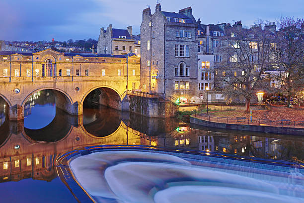 istock Pulteney Bridge over the River Avon at Twilight, Bath, Somerset, England 2252784885