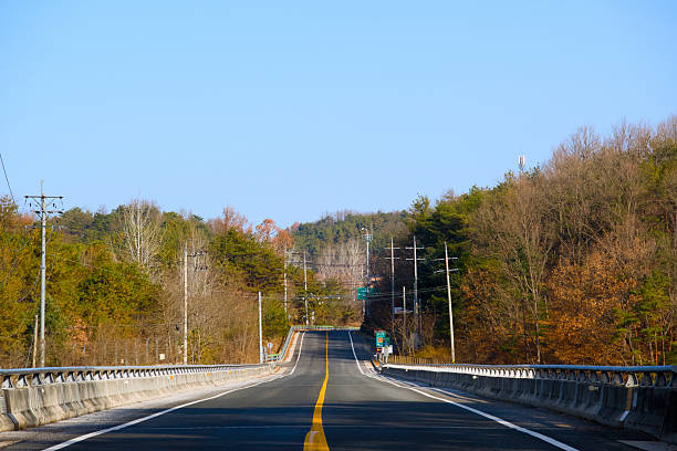 istock A motorized road on an autumn day 2252786779
