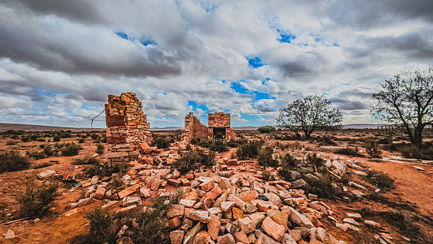 Old ruins in outback Australia,