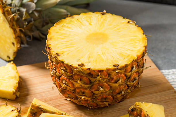 istock Organic Sliced Raw Pineapple Wedges 2252795870