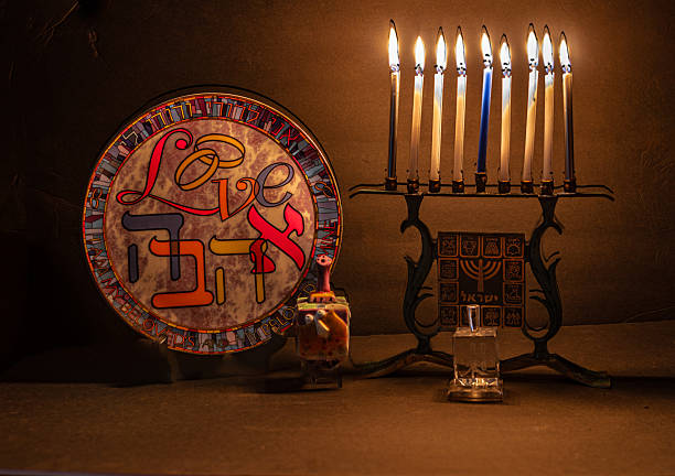 istock Jewish plate and Menorah-1506 2252796032