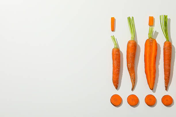 istock Fresh carrot, concept of harvest, space for text 2252799822