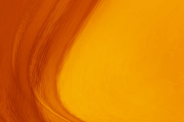 Vibrant orange abstract with flowing curved lines and warm texture. Ideal background for design projects seeking bold color, motion, and a modern, energetic feel.