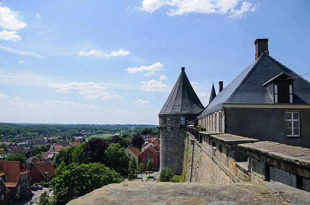 Bad Bentheim, Germany - May 31, 2009. Outdoor scene showing Burg Bentheim, in Western Germany.