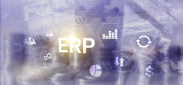 istock Enterprise Resource Planning ERP Corporate Company Management. Abstract Background 2252821721