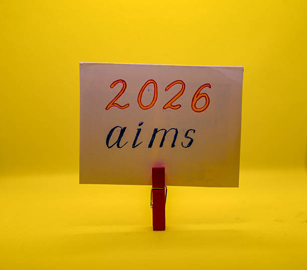 istock Text 2026 aims symbol. Concept words 2026. 2252826588