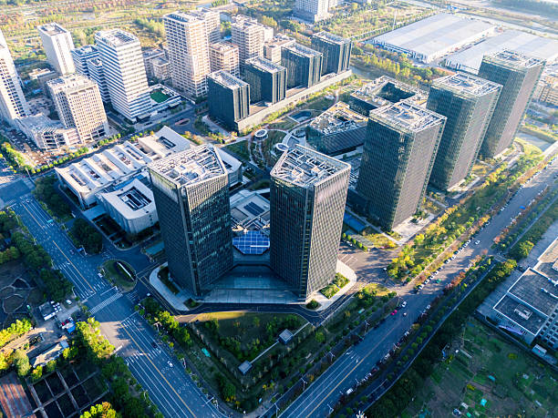 istock Green Cityscape, Urban Architecture, Aerial Perspective 2252834028