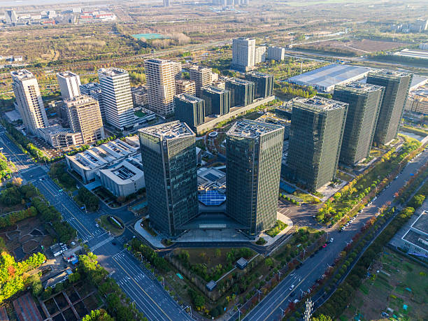 istock Green Cityscape, Urban Architecture, Aerial Perspective 2252834174