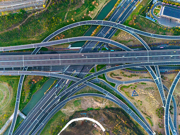 istock The overpass as seen from a drone at sunset 2252835104