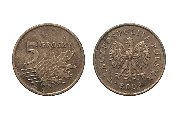 istock 2002 5 Groszy Coin Obverse and Reverse Isolated on White 2252851254