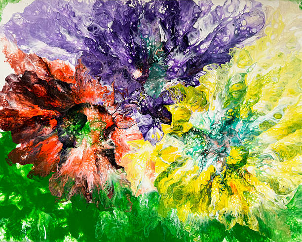 istock Abstracts Acrylic Paint Pours Paintings 2252862049