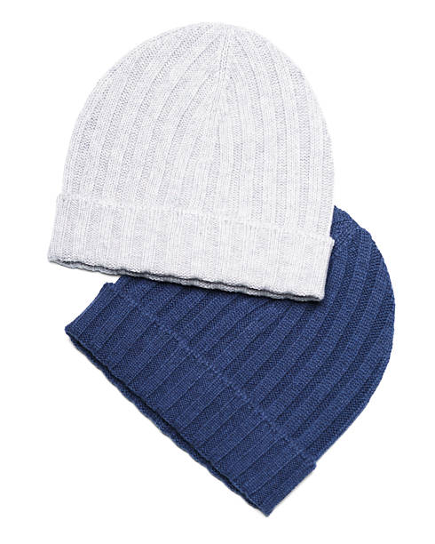 istock Colorful Wool Knit Beanie Hats Isolated on White Background 2252864120