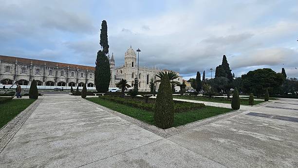 istock Lisbon old town historical building architecture downtown Belem tower monastery discovery monument sculpture park Atlantic Ocean Portugal  Monument to the DiscoveriesPadrão dos Descobrimentos 2252867296