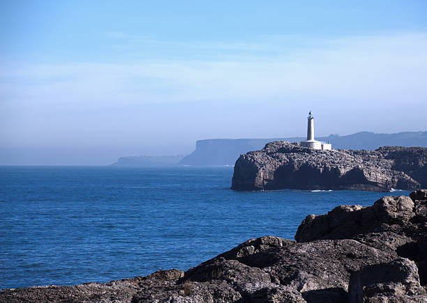 Famous lighthouse of the Cabo de Gata-Nijar Natural Park, Almeria, Spain